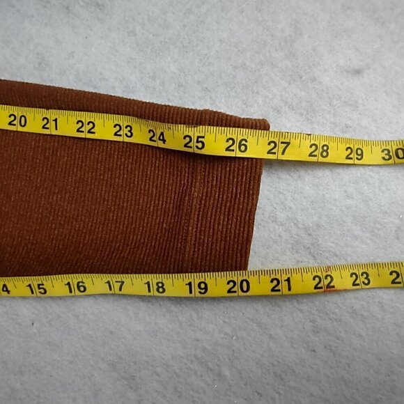 Van Heusen Mens Dark Orange Flex Long Sleeve 1/4 Zip Soft Sweater Size Large - Picture 10 of 13